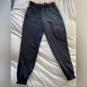 Lululemon stretch high rise jogger. Black. Size 8. Worn once.